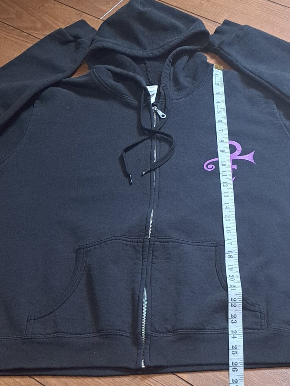 Official Prince Paisley Park Love Symbol Zip Hoodie 2017 Ladies 2XL - Picture 7 of 9